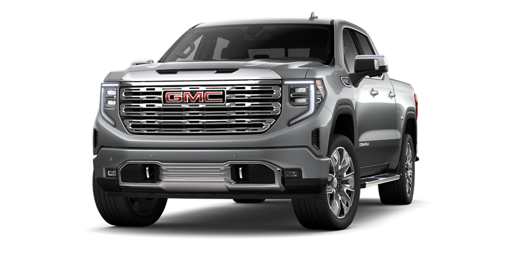 GMC Sierra 2026 versión Denali color Sharkskin Metallic