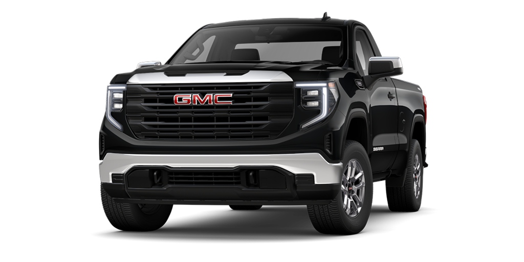 GMC Sierra 2026 versión Regular Cab color Black Raven